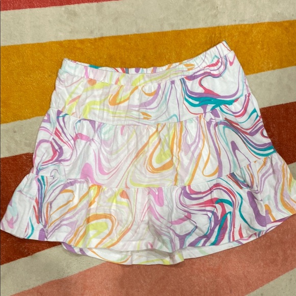 jumping beans Other - 4/$10 Jumping Beans White and Pink cartwheel Scooter Skirt